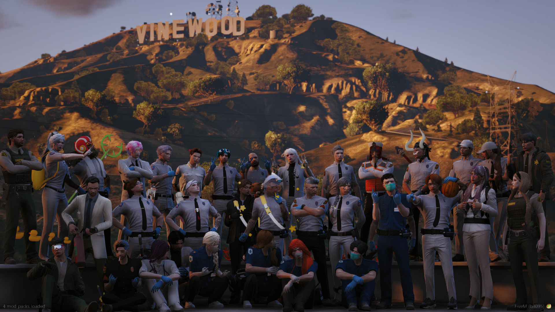 Executive Roleplay team at Vinewood